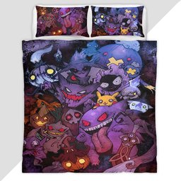 Gengar Pokemon Duvet Cover - Pokemon Bedding Set