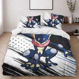 Greninja Pokemon Duvet Cover - Pokemon Bedding Set 2