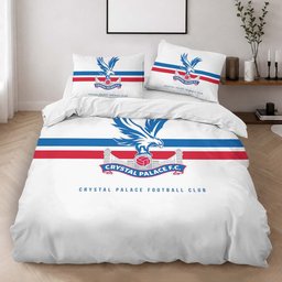 Newcastle United FC Premier League Logo White Style Duvet Cover - Newcastle United Bedding Set 2