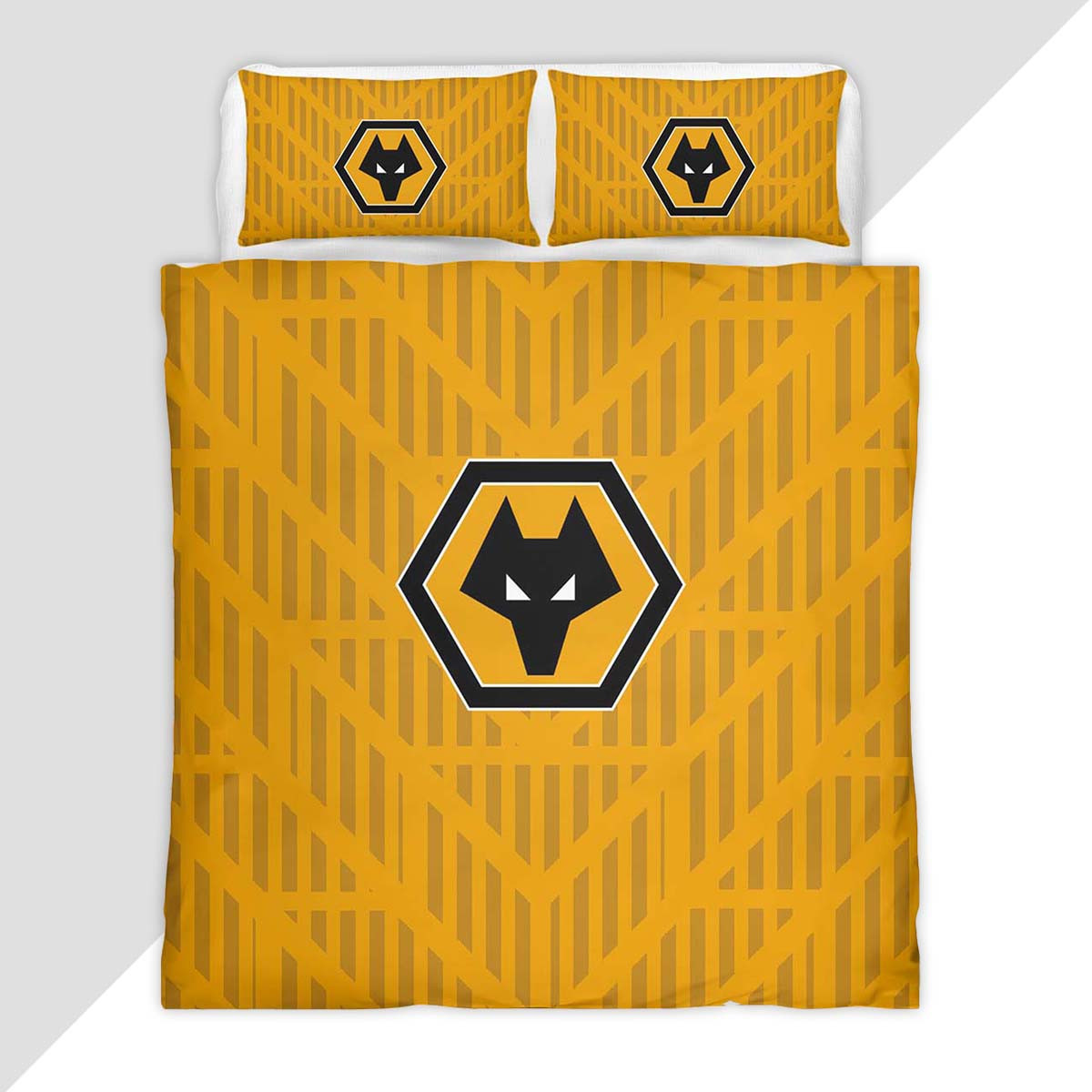 Wolverhampton Wanderers Football Club 02 Duvet Cover - Wolverhampton Wanderers Bedding Set