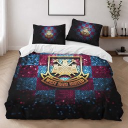 West Ham United Football Club Diamond Style Duvet Cover - West Ham United Bedding Set 2