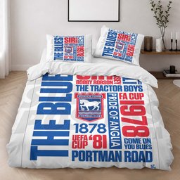 Ipswich Town Football Club 06 Duvet Cover - Ipswich Town Bedding Set 2