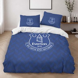 Everton FC 1878 Football Team Pattern Blue Duvet Cover - Everton FC Bedding Set 2