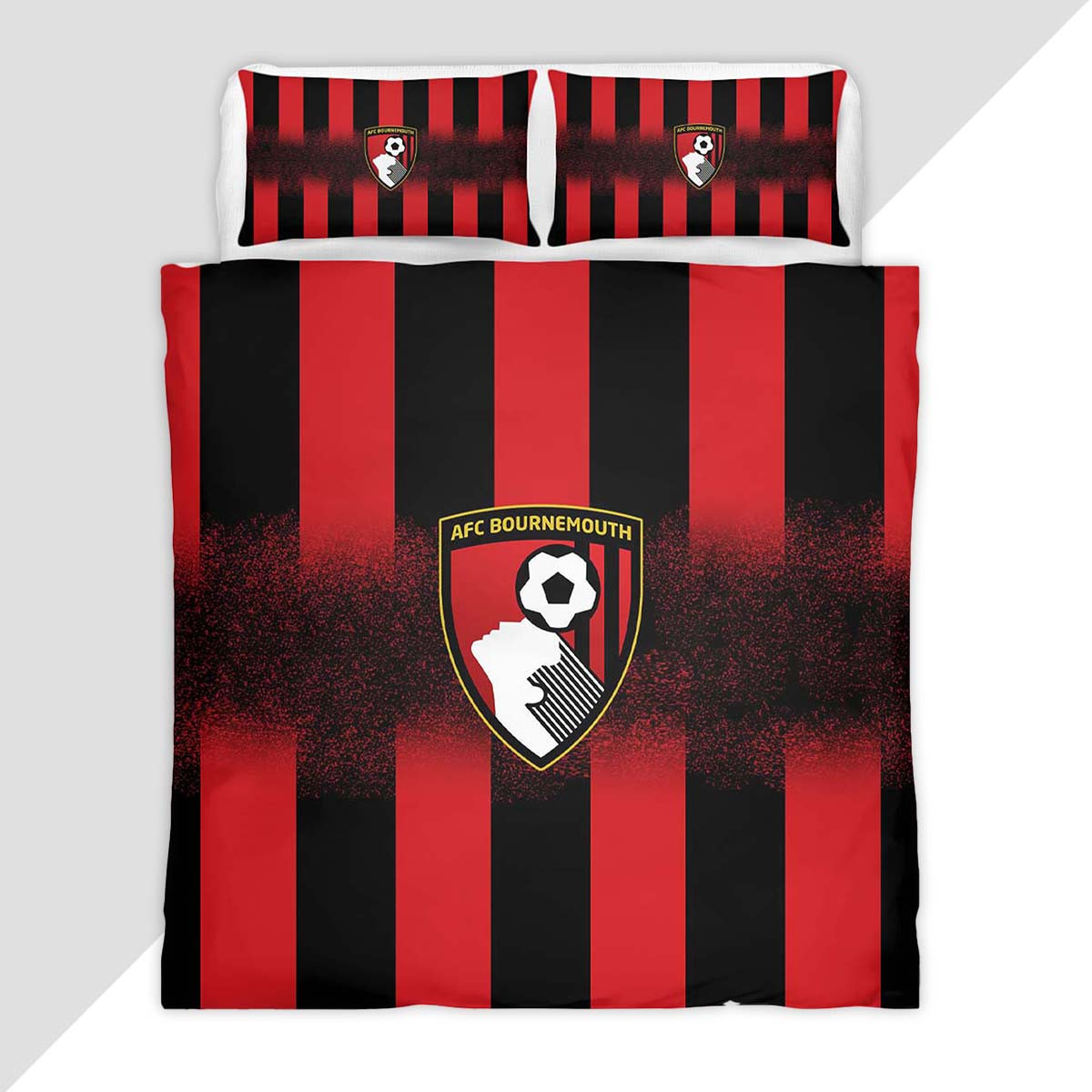 AFC Bournemouth Football Club 02 Duvet Cover - AFC Bournemouth Bedding Set
