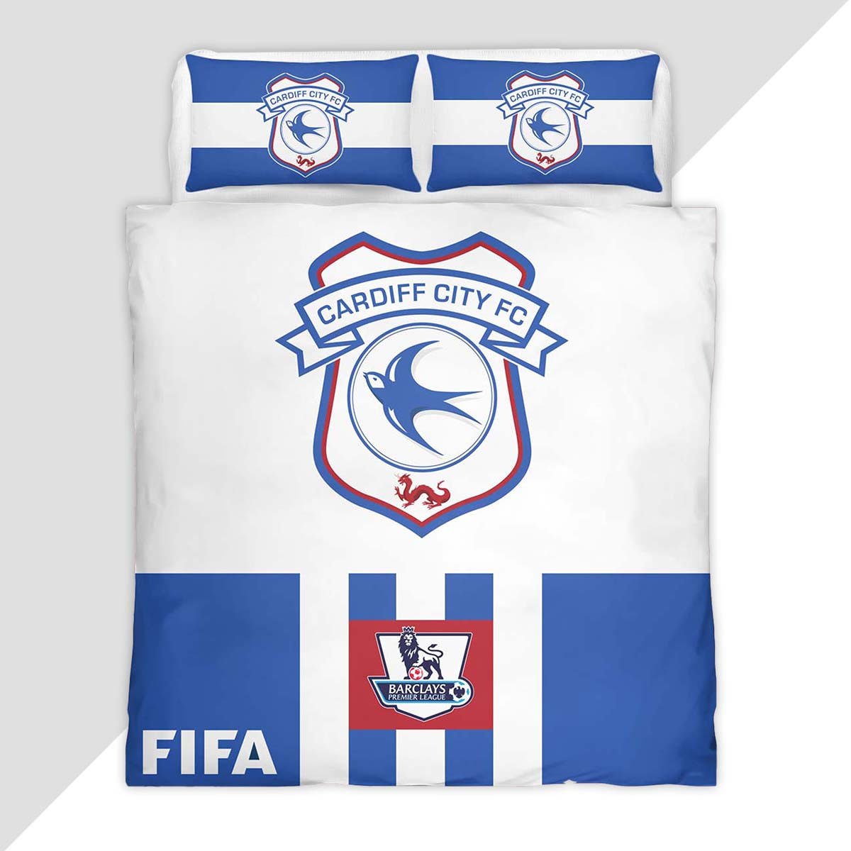 Cardiff Football Club 101 Duvet Cover - Cardiff City Bedding Set