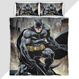 Batman Hero in dark night 01 Duvet Cover - Batman Bedding Set