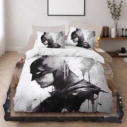Batman Hero in dark night 04 Duvet Cover - Batman Bedding Set 2