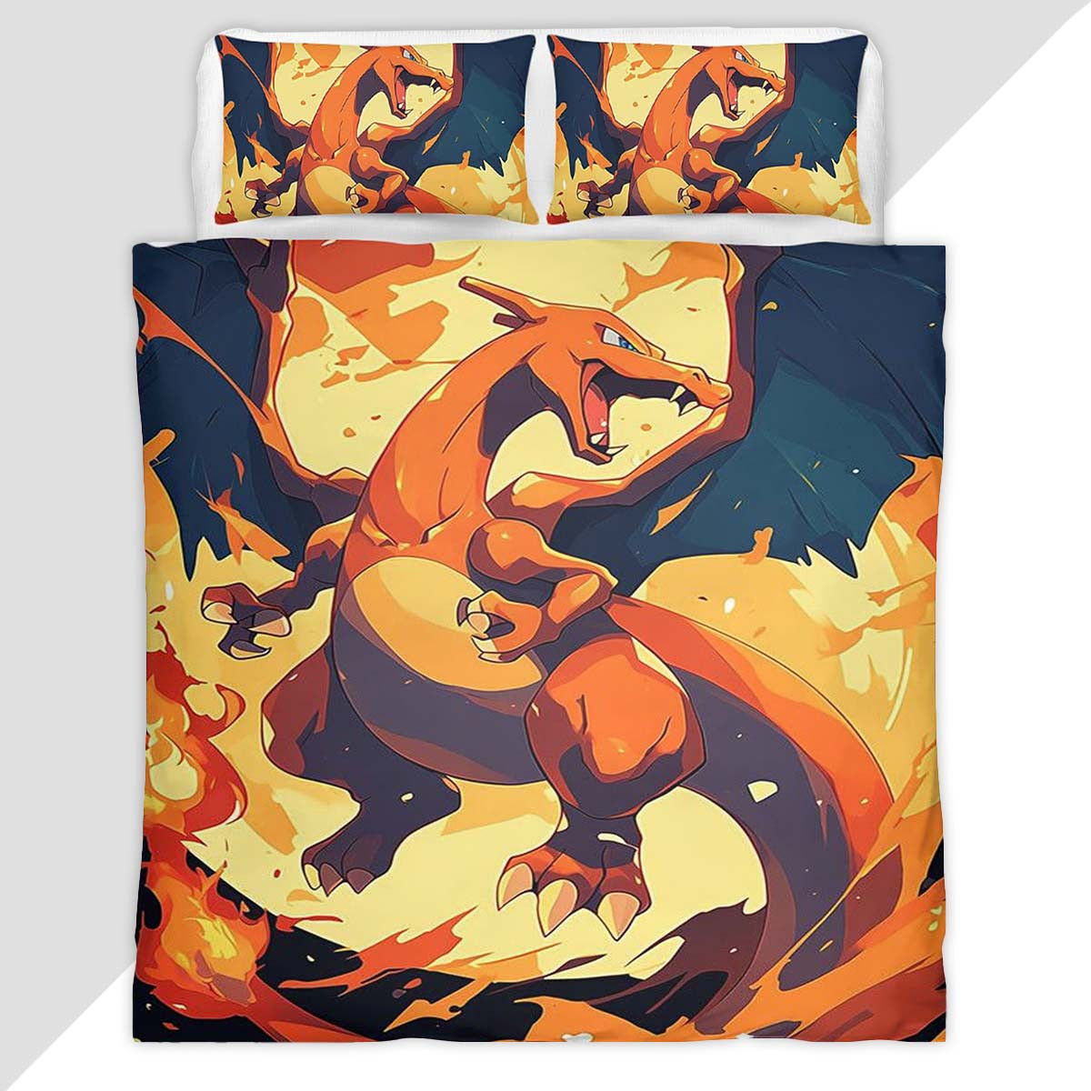 Charizard Pokemon 7 Duvet Cover - Pokemon Bedding Set