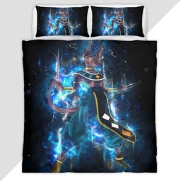 Beerus God of Destruction Dragon Ball x Fortnite Duvet Cover - Dragon Ball Bedding Set