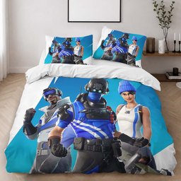 Blue Team Leader Skin Fortnite 5 Duvet Cover - Fortnite Bedding Set 2