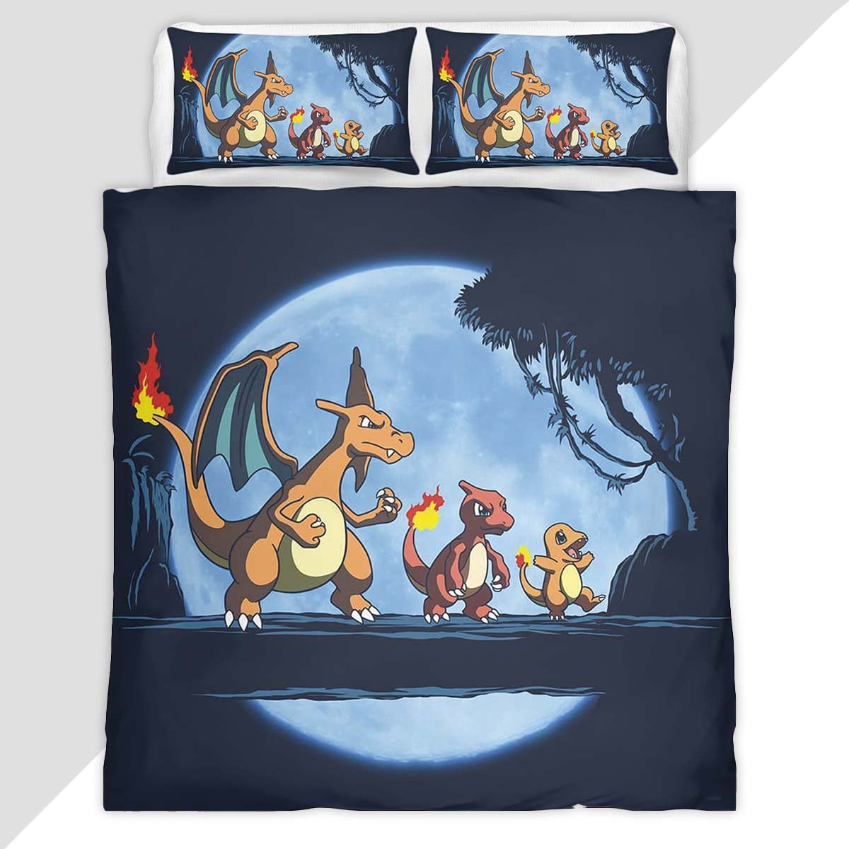 Charmander Charmeleon Charizard Pokemon 3 Duvet Cover - Pokemon Bedding Set