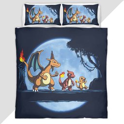 Charmander Charmeleon Charizard Pokemon 3 Duvet Cover - Pokemon Bedding Set