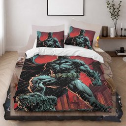 Batman Hero in dark night 03 Duvet Cover - Batman Bedding Set 2