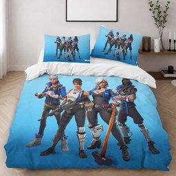 Blue Team Leader Skin Fortnite 4 Duvet Cover - Fortnite Bedding Set 2
