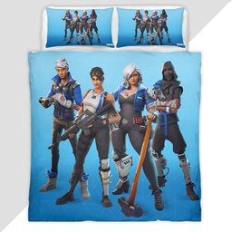 Blue Team Leader Skin Fortnite 4 Duvet Cover - Fortnite Bedding Set