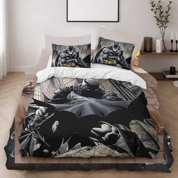 Batman Hero in dark night 02 Duvet Cover - Batman Bedding Set 2