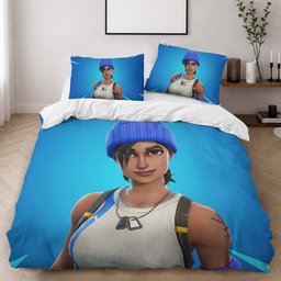 Blue Team Leader Skin Fortnite 3 Duvet Cover - Fortnite Bedding Set 2