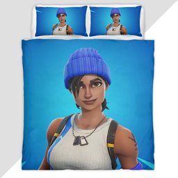 Blue Team Leader Skin Fortnite 3 Duvet Cover - Fortnite Bedding Set