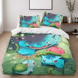 Bulbasaur Pokemon 3 Duvet Cover - Pokemon Bedding Set 2