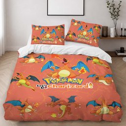 Charizard Pokemon Duvet Cover - Pokemon Bedding Set 2