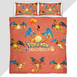 Charizard Pokemon Duvet Cover - Pokemon Bedding Set