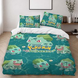 Bulbasaur Pokemon 2 Duvet Cover - Pokemon Bedding Set 2