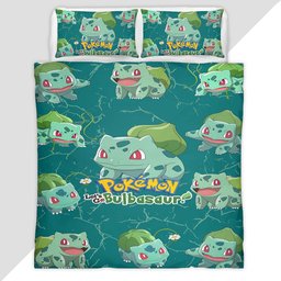 Bulbasaur Pokemon 2 Duvet Cover - Pokemon Bedding Set