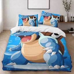 Blastoise Pokemon 2 Duvet Cover - Pokemon Bedding Set 2