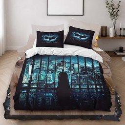 Batman Hero in dark night 9 Duvet Cover - Batman Bedding Set 2