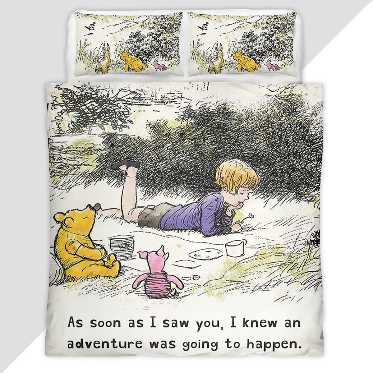 Winnie the Pooh And Friends 17 Duvet Cover - Winnie the Pooh Bedding Set