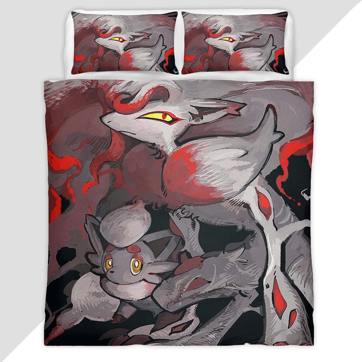 Zorua Zoroark Pokemon 6 Duvet Cover - Pokemon Bedding Set