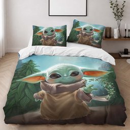 Baby Yoda Star Wars 2 Duvet Cover - Star Wars Bedding Set 2