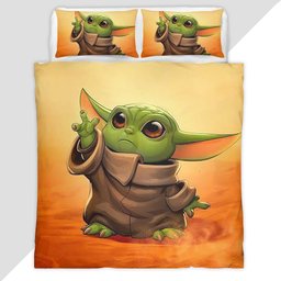 Baby Yoda Star Wars 5 Duvet Cover - Star Wars Bedding Set