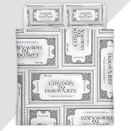 Ticket Harry Potter Hogwarts Express Platform 02 Duvet Cover - Harry Potter Bedding Set
