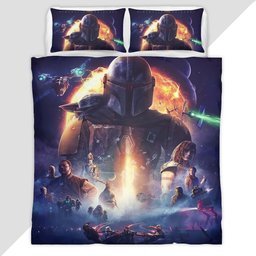 The Mandalorian All Characters 1001 Duvet Cover - Star Wars Bedding Set