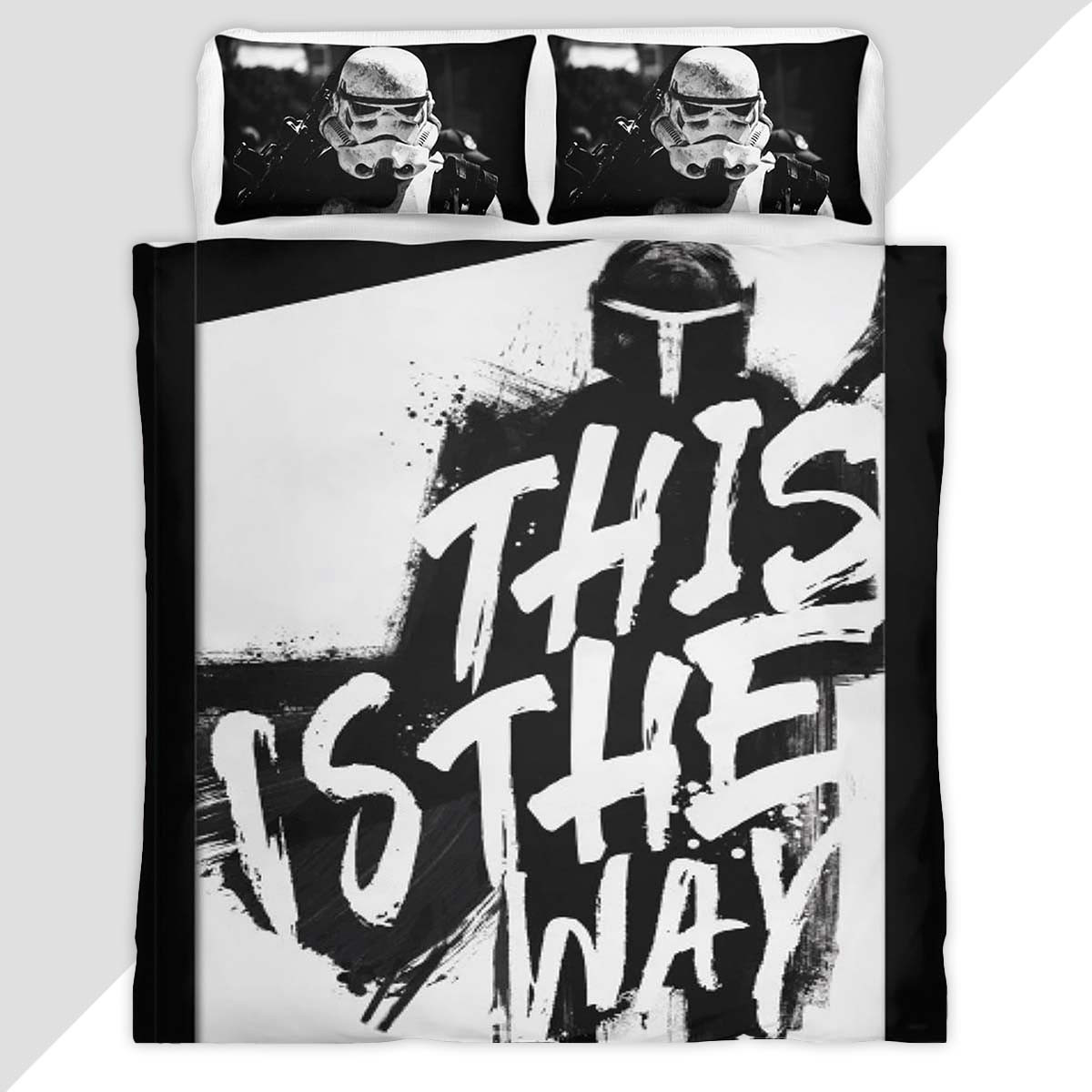 This is the Way The Mandalorian Duvet Cover - Star Wars Bedding Set
