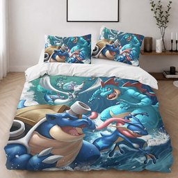 Water Pokemon Type 4 Duvet Cover - Pokemon Bedding Set 2