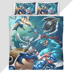 Water Pokemon Type 4 Duvet Cover - Pokemon Bedding Set