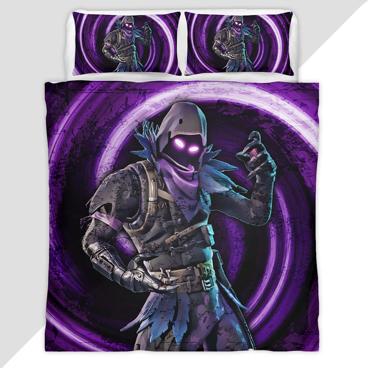 The Raven Storm Wild Raven Fortnite Skin 06 Duvet Cover - Fortnite Bedding Set