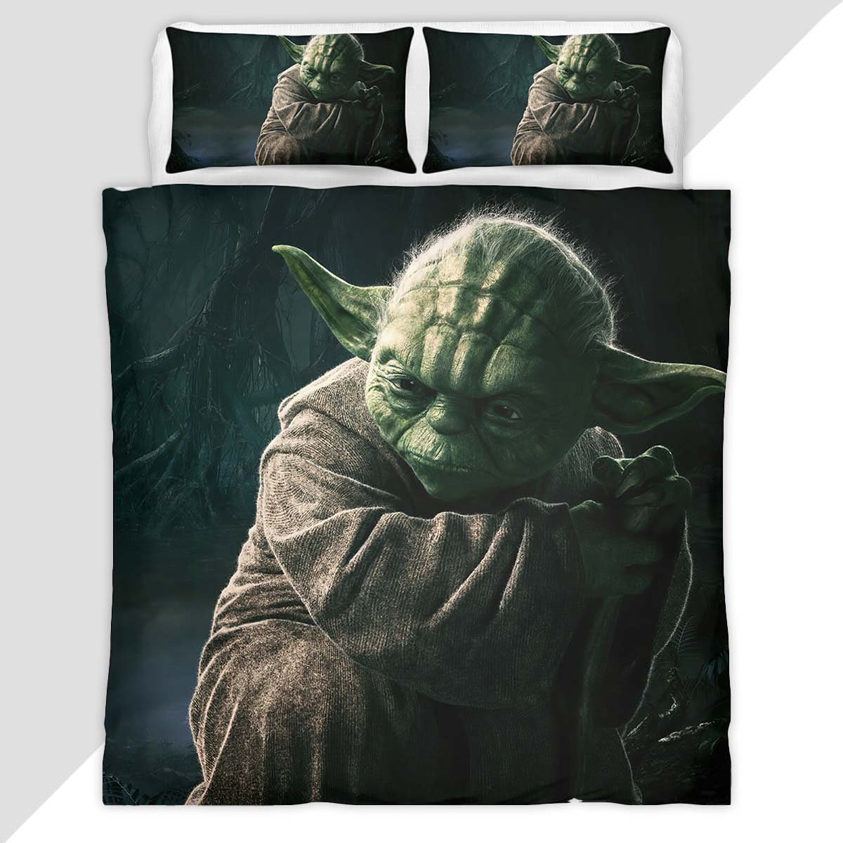 Yoda Grogu Star Wars Duvet Cover - Star Wars Bedding Set