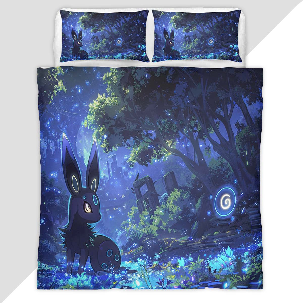 Umbreon Pokemon 9 Duvet Cover - Pokemon Bedding Set