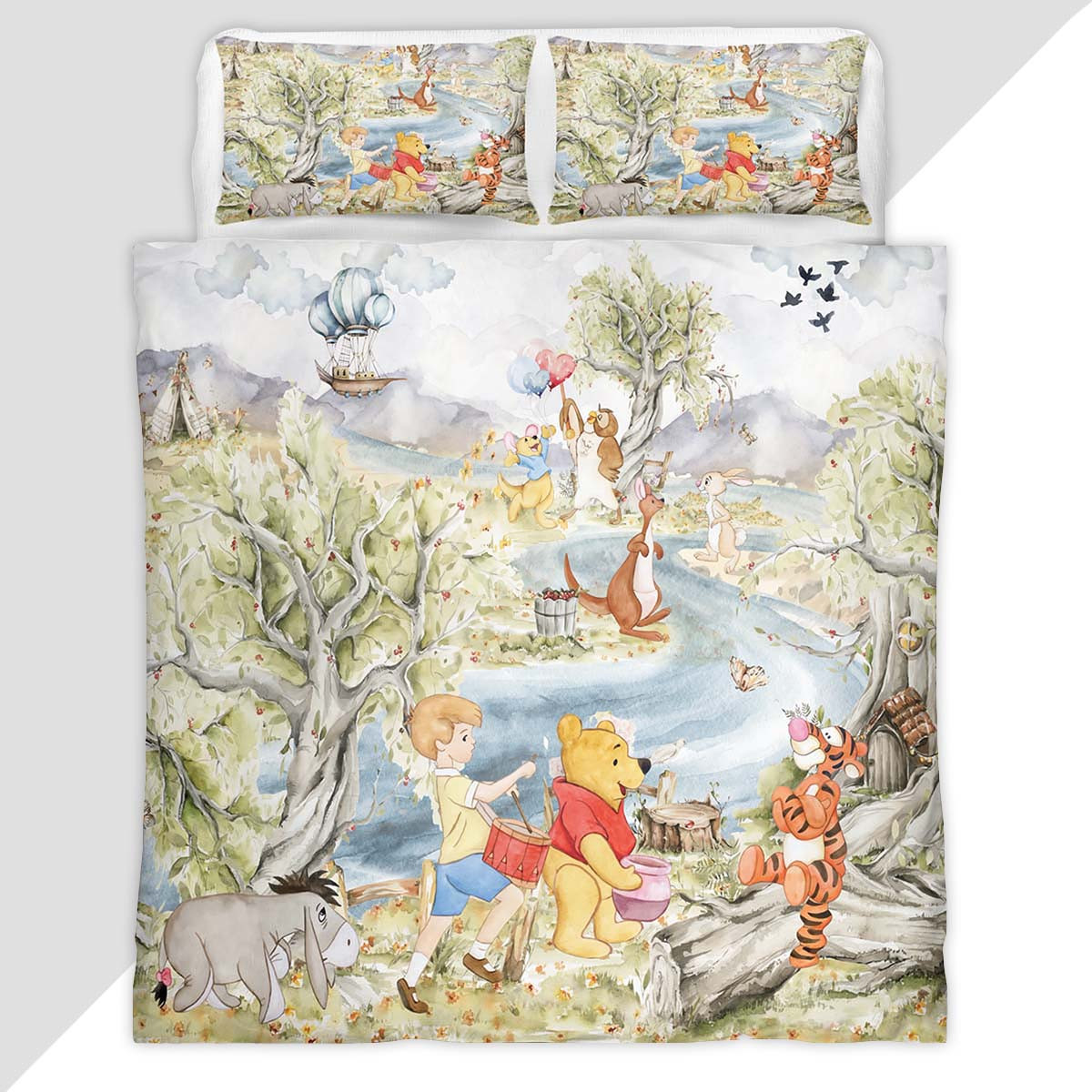 Winnie the Pooh And Friends 6 Duvet Cover - Winnie the Pooh Bedding Set