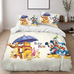 Winnie The Pooh and Disney Characters Duvet Cover - Winnie the Pooh Bedding Set 2