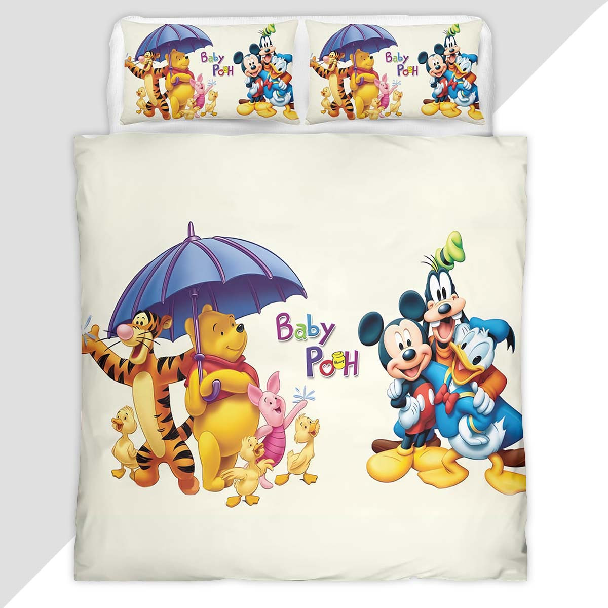 Winnie The Pooh and Disney Characters Duvet Cover - Winnie the Pooh Bedding Set