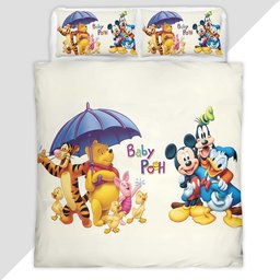 Winnie The Pooh and Disney Characters Duvet Cover - Winnie the Pooh Bedding Set