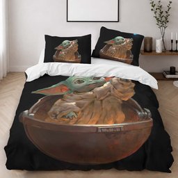 Baby Yoda Grogu Star Wars 13 Duvet Cover - Star Wars Bedding Set 2