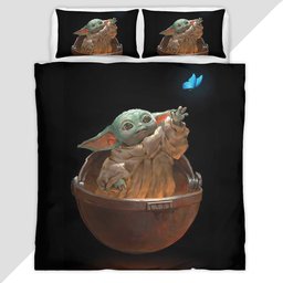 Baby Yoda Grogu Star Wars 13 Duvet Cover - Star Wars Bedding Set