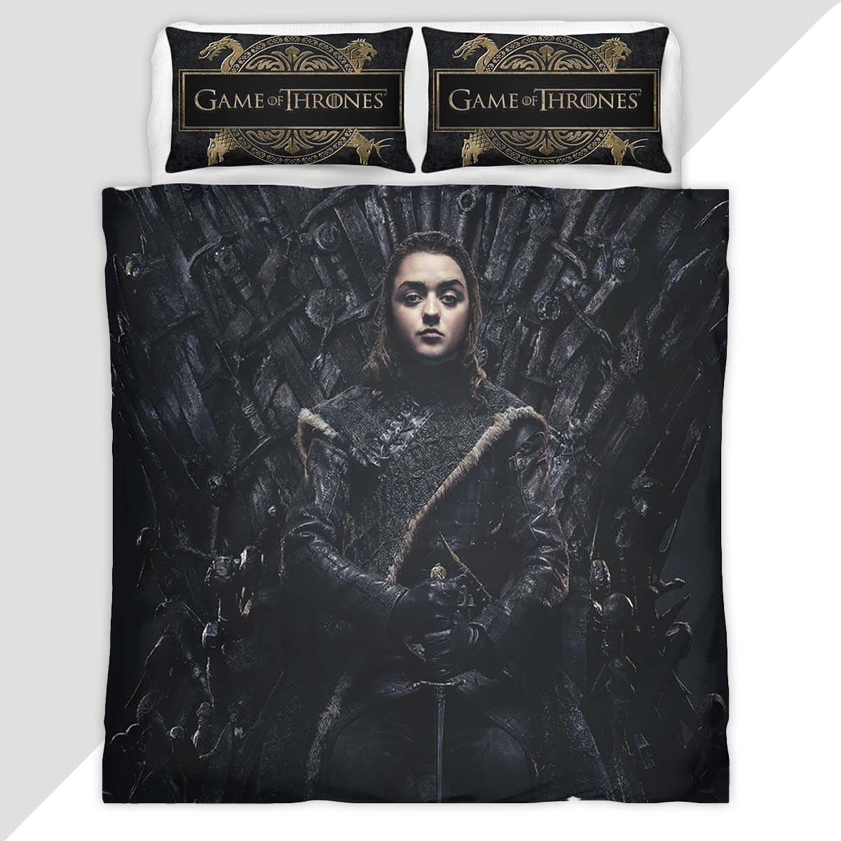 Arya Stark Game of Thrones Stark House Duvet Cover - Game of Thrones Bedding Set