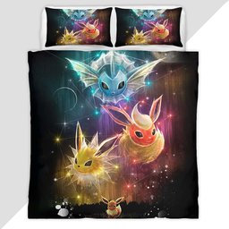 All Eevee Evolutions Pokemon 1005 Duvet Cover - Pokemon Bedding Set