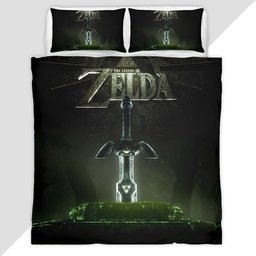 The Legend of Zelda Master Sword Duvet Cover - The Legend of Zelda Bedding Set